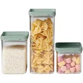 Mepal Omnia Vorratsdosen-Set 3-teilig 700, 1100, 2000 ml - Nordic sage