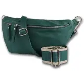 Toscanto Leder Gürteltasche Tasche hellgrün ca. 37cm | Gr.: onesize
