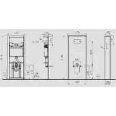 Sanit 90.730.00..0008 Sanitärmodul INEO SOLO Wand-WC