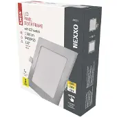 Emos LED Panel 12,5 W, quadratische 1050 lm Einbauleuchte, Deckenleuchte extra flach, 3 einstellbare Lichtfarben, inkl. LED-Treiber, ZD2233