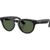Ray-Ban Sonnenbrille Unisex Meta Headliner Shiny Black & G-15 Green M