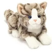 Teddy HERMANN® Teddy Hermann Katze liegend grau, ca. 20cm 906919