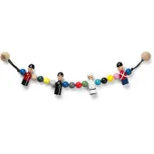 Kay bojesen Kinderwagenkette - Holz - 53 cm - Mehrfarbig m. Figu - - One Size - Kinderwagenketten