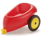 Dantoy – Anhänger mit Gummirädern – Rot
