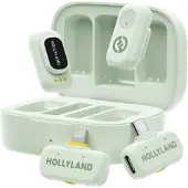 Hollyland - LARK A1 Microphones, with USB-C+ Lightning - Mint Green