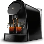 L'OR Barista Kapsel Kaffee Maschine, einstellbare Kaffeemenge, Schwarz (LM8012/60)
