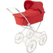 Trille - Doll Pram, Classic in Red (20-44KLAS-R)