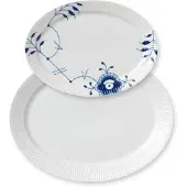 Royal Copenhagen Mixed Oval Platters-28 Cm &amp; 35 Cm Teller