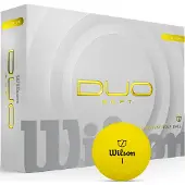 Wilson - DUO Soft Golf Ball - Yellow - 12 Balls