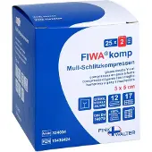 FIWA Schlitzkompressen 5x5 cm steril 12fach 25x2 St Kompressen