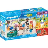 Playmobil Konstruktions-Spielset "My Figures: Shopping (71541), My Life", bunt, Spielbausteine, Kinder, Kunststoff, Konstruktions-Spielset, Made in Europe