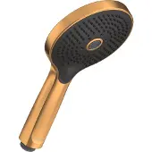 Duravit Handbrause 3jet Click 120 MinusFlow 240mm, Anschl.-G. G 1/2, bron gebürstet