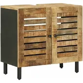vidaXL Badezimmerschrank-Set 2 Stk. Natur 62 x 33 x 58 cm