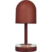 AYTM Akkulampe Luceo, braun, Metall, 24 cm, dimmbar, IP44 dimmbar, braun / rost, für Wohn- / Esszimmer, Metall, Modern