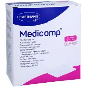 Docpharm GmbH Medicomp Vlieskomp.steril 10x10 Cm 4fach 25X2 St