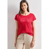 Street One T-Shirt aus softem Materialmix