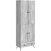 Syfax Schrankset 2 pcs Grau Sonoma Holzwerkstoff