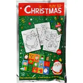 Ginza.se XMAS - Play Set - With wax crayons and "coloring cards" (36 pcs.) (1317)
