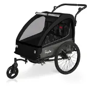 Sepnine BT920 Kinder-Fahrradanhänger – 2 Kinder, Faltbar - Schwarz