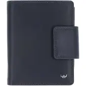 Golden Head Leder Geldbörse Polo RFID Protect Kombischeintasche mit Riegel 2300 Marineblau dunkelblau