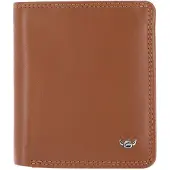 Golden Head Leder Geldbörse Polo RFID Protect Kombischeintasche 1119 Cognac braun