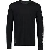 Mons Royale - Technische erste Schicht aus Merinowolle - Temple M Merino Long Sleeve Black für Herren - Größe S - schwarz