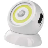 Emos LED Nachtlicht mit Sensor, Kaltweiß, batteriebetrieben (3x AAA), magnetische Halterung , 3 Modi, 15m Reichweite, 30s Leuchtdauer - Weiß, P3324