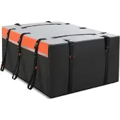 Markenlos Dachbox Set mit Dachgepäckträger, 20 Kubikmeter – Schwarz