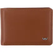 Golden Head Leder Geldbörse Polo RFID Protect Minischeintasche 1194 Cognac braun