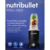 NutriBullet Pro+ Pulse Blender, inklusive To-Go Becher, nutri bullet, 1200 Watt, Schwarz