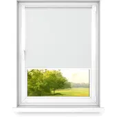 Time4blinds - Verdunklungsrollo ohne Bohren - Arktisch Weiß - Rechts, 900x1200mm