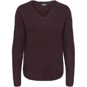ONLY Strickpullover "ONLCAMILLA V-NECK L/S PULLOVER KNT NOOS" Materialmix, regular fit
