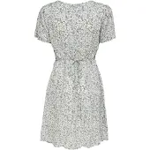 ONLY Minikleid "ONLEVIDA S/S SHORT DRESS WVN NOOS" Viskose, regular fit, V-Ausschnitt