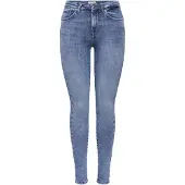ONLY Power Mid Push Up Skinny Rea2981k Light Blue Denim XL