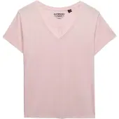 Superdry Studios Slub Embroidered Vee Kurzarm-t-shirt
