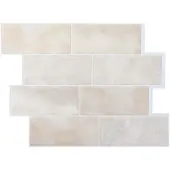 vidaXL U-Bahn-Fliese 50 pcs Beige Marmor 29 x 21 cm