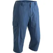 Maier Sports Caprihose "Jens", Herren, Gr. 58, Normalgrößen, blau (jeansblau), 100% Polyamid, Hosen Caprihose, kurze Hose Herren, luftige Wanderhose, leichte Outdoorhose, Reg Fit