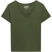 Superdry Studios Slub Embroidered Vee Kurzarm-t-shirt