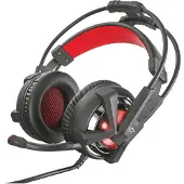 Trust GXT 353, Kabelgebunden, Gaming, Kopfhörer, Schwarz, Rot