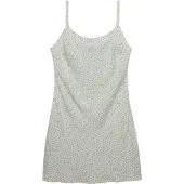 Superdry für Damen. W8012118A Bedrucktes Cami-Kleid grün (XS), Lässig, Viskose, Ärmellos / Hosenträger