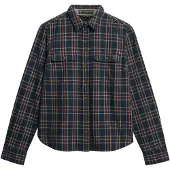 Superdry für Damen. W4010513A Holzfällerhemd navy (M), Lässig, Baumwolle, Langarm, Marine