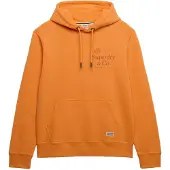 Superdry für Herren. M2014538A Sweatshirt 1954 Firma orange (XXL), Lässig, Baumwolle