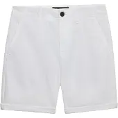 Superdry für Damen. W7110520A Shorts Chino weiß (S), Lässig, Baumwolle
