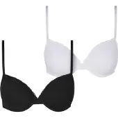 Urban Classics Basic Cotton Lace Bh 2 Einheiten