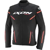 Ixon Textiljacke Striker 2 Herren, schwarz/weiß/rot - Größe S