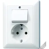 JUNG AS5576EUWW Schalter + Steckdose