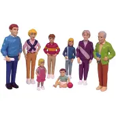 Miniland Familie der Europäer 8 Figuren