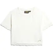 Superdry 90s Lace Trim Kurzarm-oberteil