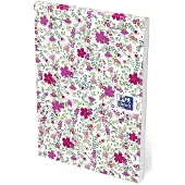 Oxford Notizbuch A6/80K Blumenlinie (10 Stück)