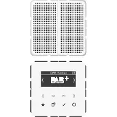 JUNG DABCD1WW Smart Radio DAB+ Set Mono